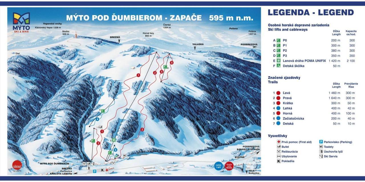 Apartment Anna Chopok, 1 110 M, Highest In Central Europe, On A Hiking Trail To Dumbier Demänovská Dolina Eksteriør billede